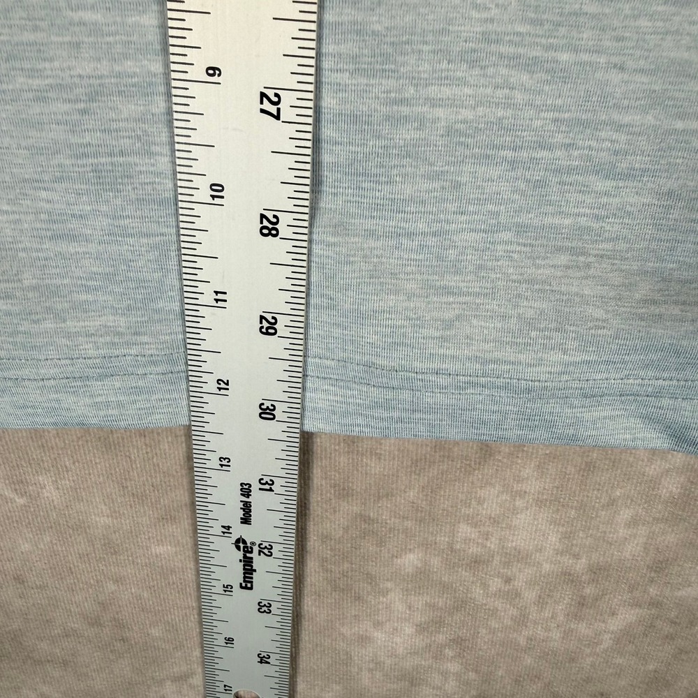 Bugatchi Pullover Shirt Men‎ XL Blue Heathered Stretch Performance Quarter Zip - Picture 8 of 9